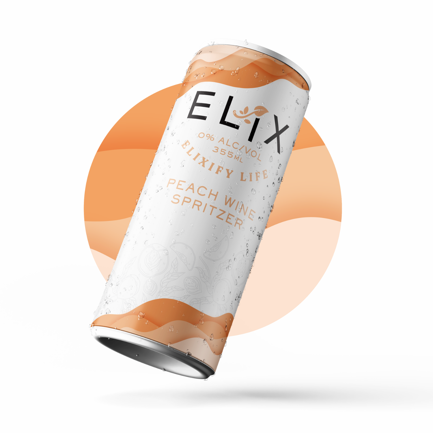 Elix Peach Wine Spritzer (1 x 355mL)