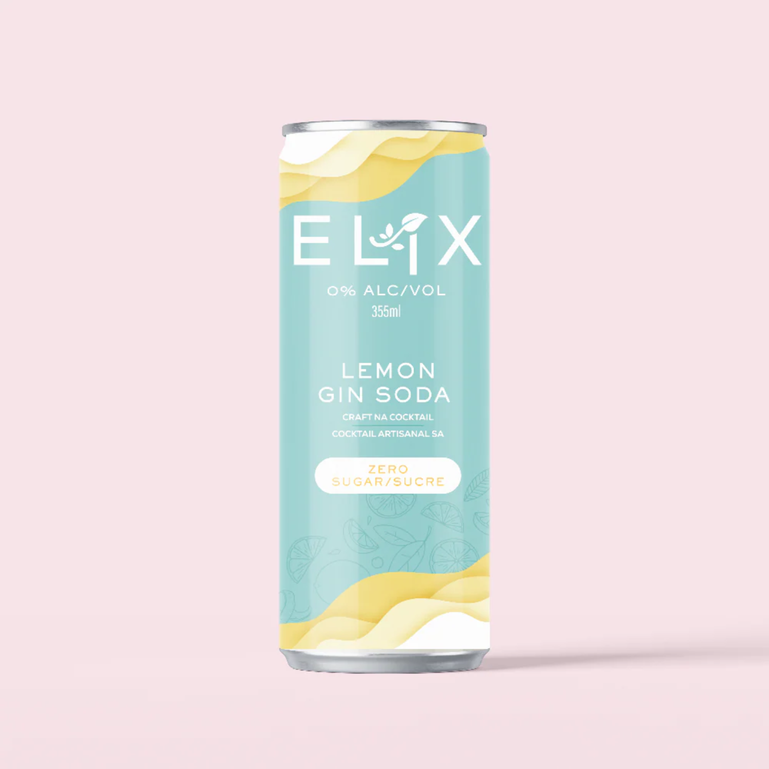 Zero Sugar Lemon Gin Soda (1 x 355mL)