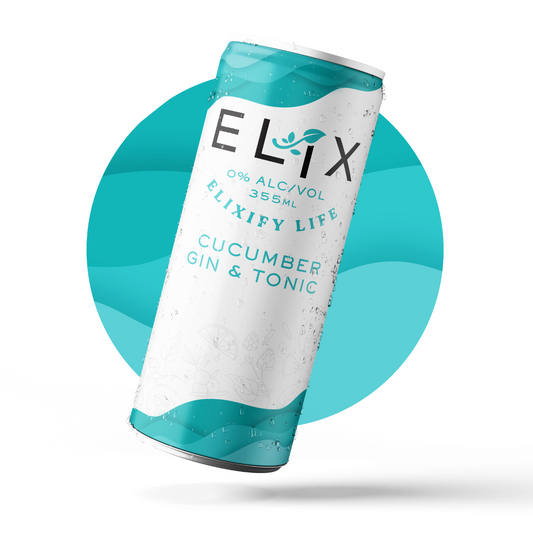 Elix Cucumber Gin & Tonic (1 x 355mL)