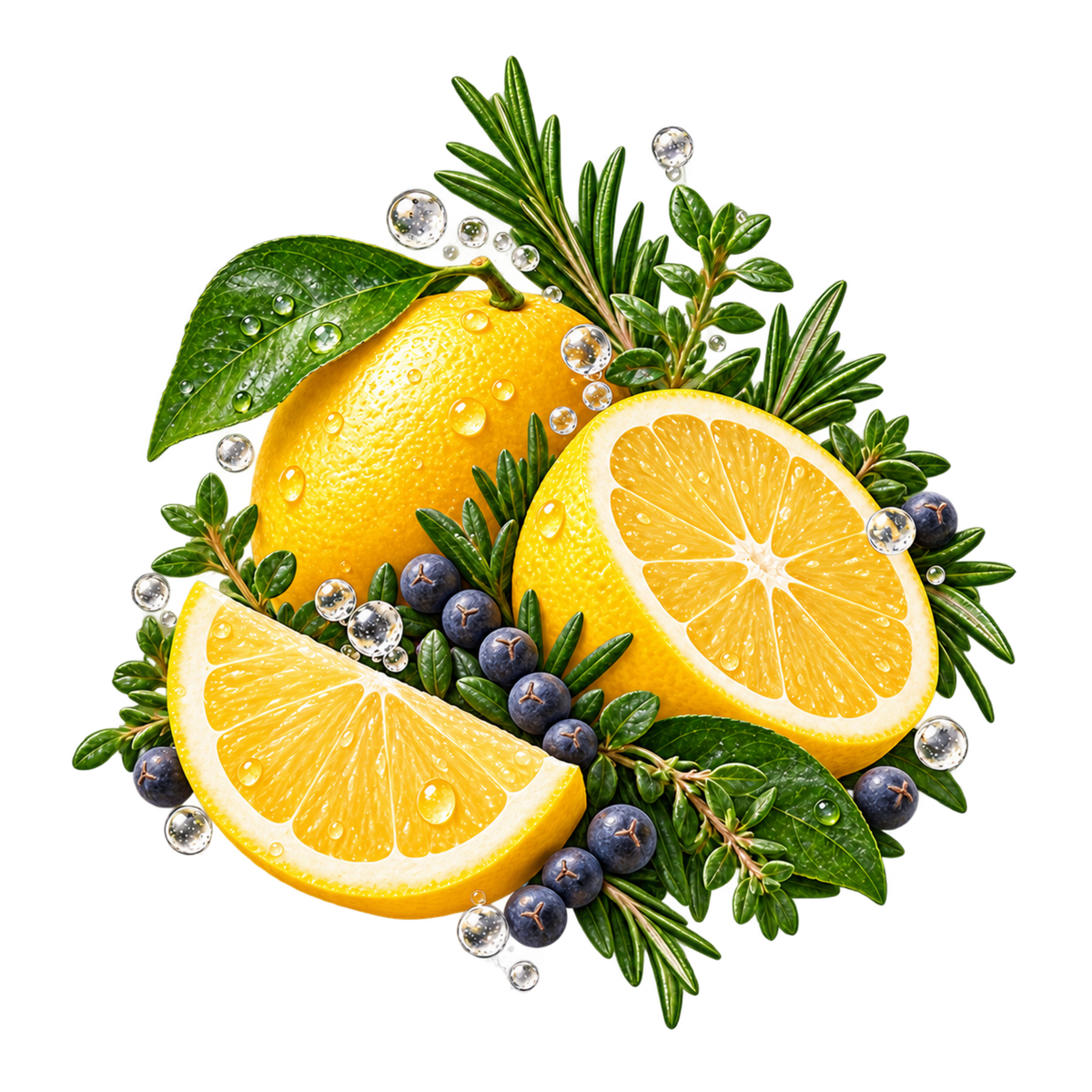 Zero Sugar Lemon Gin Soda flavour: lemon, juniper and fresh herbs